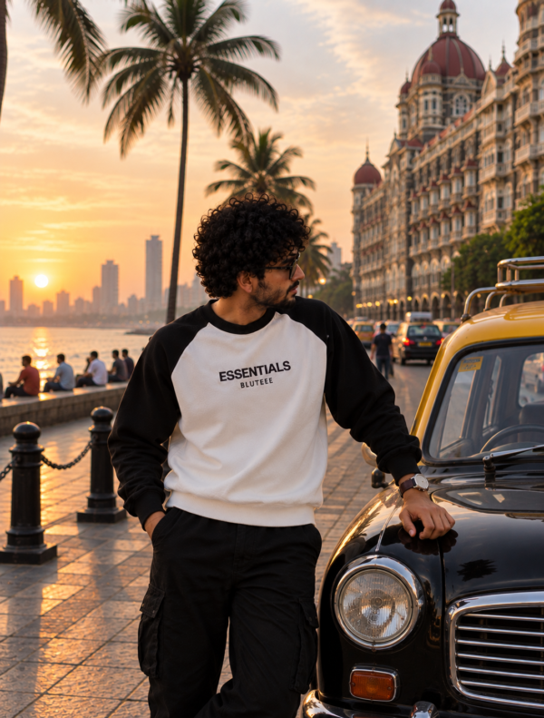 7d37c0cd-36e4-42ab-a3c9-dea5503f5a54 BLUTEEE_essentials Sweatshirt black X off white
