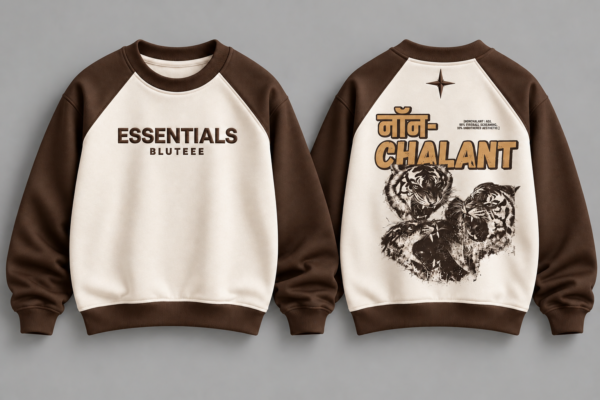 Non-Chalant Graphic Reglan Sweatshirt