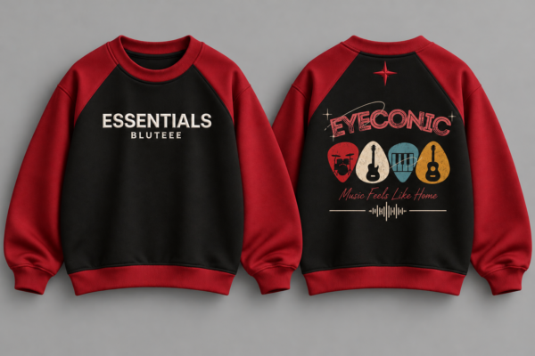 Eye-Conic Graphic Reglan Sweatshirt