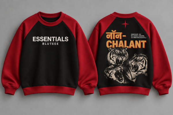 Non-Chalant Graphic Reglan Sweatshirt