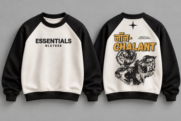 Non-Chalant Graphic Reglan Sweatshirt
