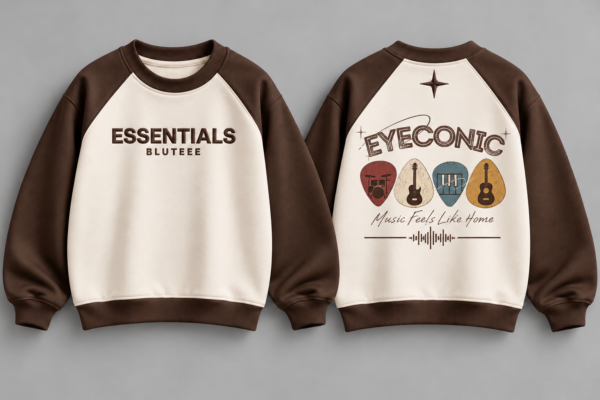 Eye-Conic Graphic Reglan Sweatshirt